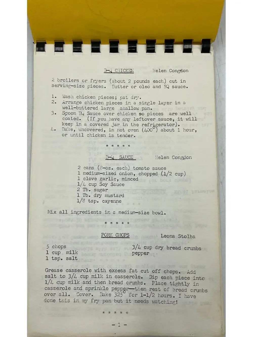 Vintage 1970s Community Cookbook: Methodist Church Recipes, Connecticut